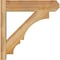 Ekena Millwork Balboa Rough Sawn Craftsman Outlooker, Western Red Cedar, 6"W x 22"D x 22"H OUT06X22X22BOA04RWR - alternate 2